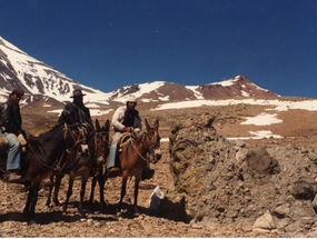 Recorrido en la cordillera