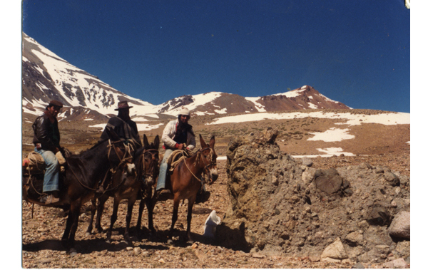 Recorrido en la cordillera