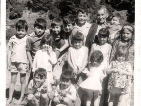 Abuela Pancha con todos los nietos Abuela Pancha con todos los nietos