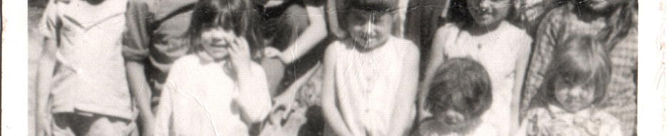 Abuela Pancha con todos los nietos