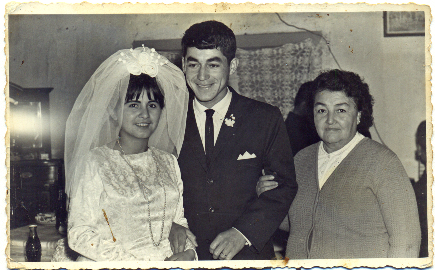 Con la tía de la novia Con la tía de la novia