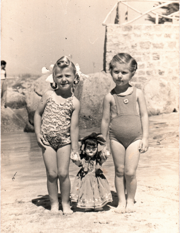 Posando en la playa Posando en la playa