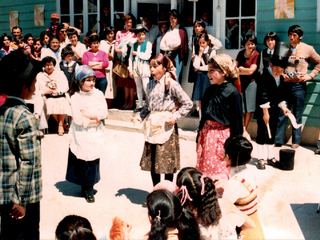 Acto en la escuela Santa Filomena