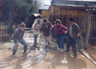 Inundación población Pedro Aguirre Inundación población Pedro Aguirre
