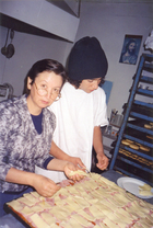 Haciendo pizzas Haciendo pizzas