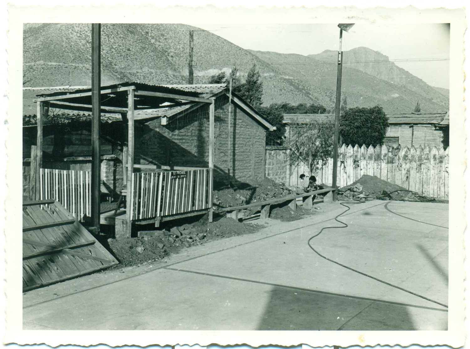 Construcción de galerías Fortín ferroviario de Llayllay Construcción de galerías Fortín ferroviario de Llayllay