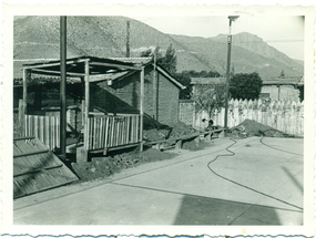 Construcción de galerías Fortín ferroviario de Llayllay