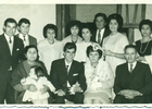 Foto familiar en matrimonio