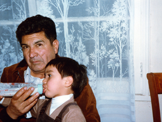Mi padre con mi hijo Hernán Mi padre con mi hijo Hernán
