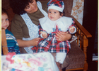 Jocelyn con su abuela Digna Martínez