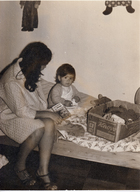 Iris junto a su hija Leslie Iris junto a su hija Leslie