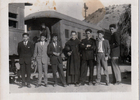 Conociendo el tren en La Calera con el padre Gustavo Conociendo el tren en La Calera con el padre Gustavo
