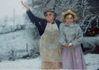 Recibiendo la nieve Recibiendo la nieve