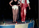 Payaso Cachureo junto a Carlita