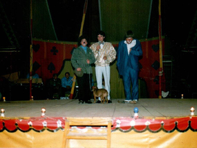 Tony Cachureo en el circo Timoteo