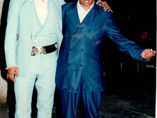 Tony Cachureo junto a “El Gitano”