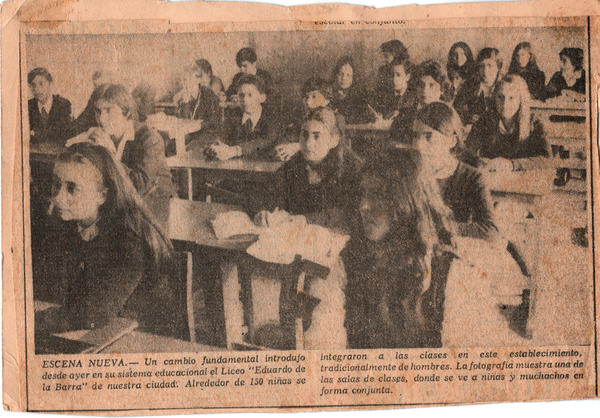 Generación mixta liceo Eduardo de la Barra Generación mixta liceo Eduardo de la Barra