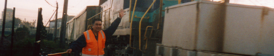 Dándole la pasada al tren