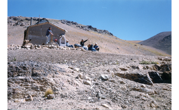 Descanso en la cordillera