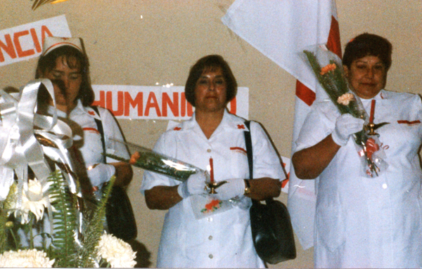 Entrega de diploma de Enfermería