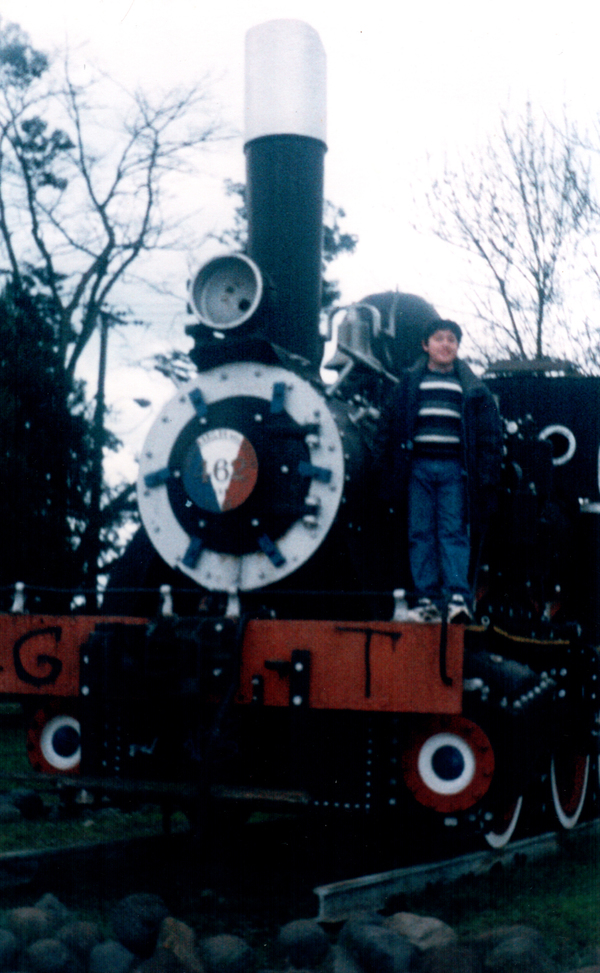 Jonathan en locomotora Jonathan en locomotora