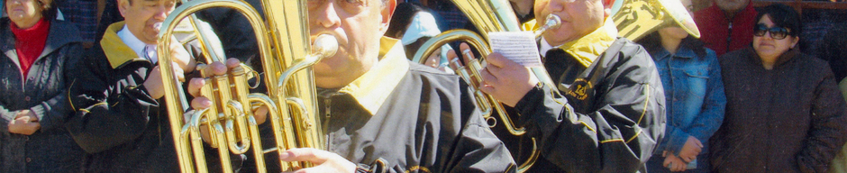 Instrumentos de viento y de contracanto de la banda Esmeralda Instrumentos de viento y de contracanto de la banda Esmeralda
