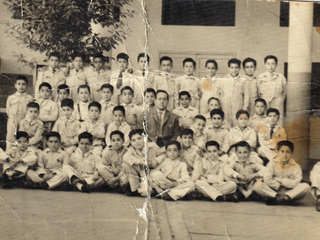 Recuerdo del colegio de mi esposo