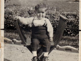 Mi hijo en plaza O´Higgins