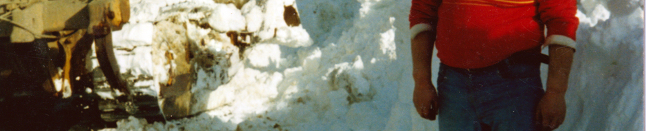 Despeje de nieve en la ruta Cordon Bombalo