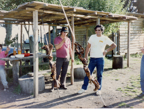 Asado de fin de año junto a los colegas