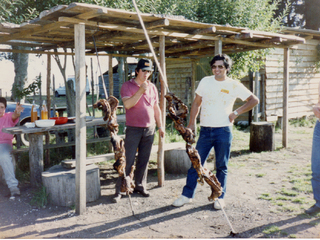 Asado de fin de año junto a los colegas