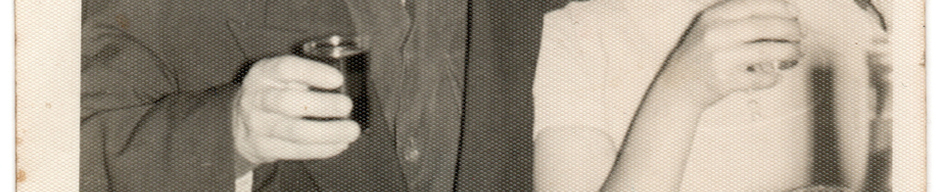 Osvaldo Fibla y su esposa en la quinta de recreo Ñuñoa