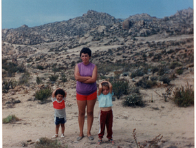 Reconociendo terreno de futura toma El Canelo