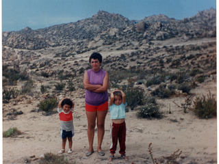 Reconociendo terreno de futura toma El Canelo