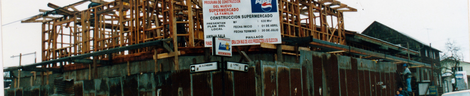 Construcción del supermercado La Familia