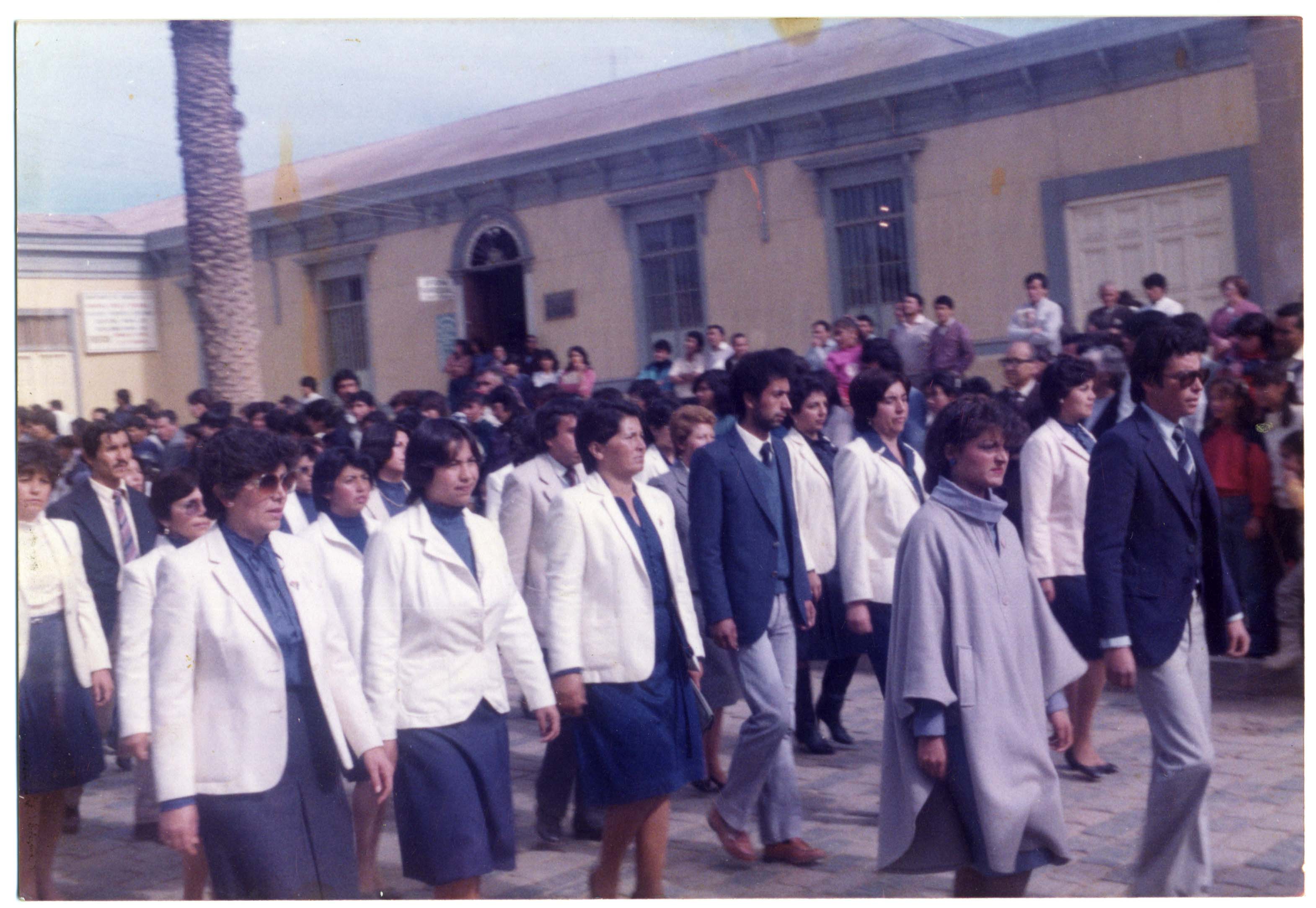 Desfile de profesores