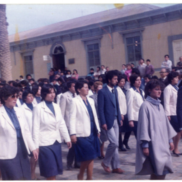 Desfile de profesores