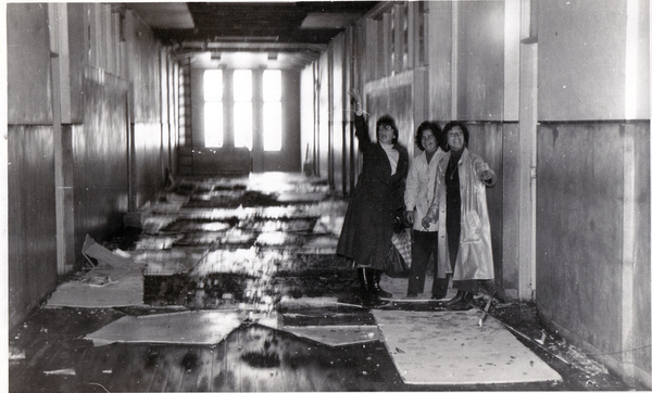 Inundación en Liceo de niñas