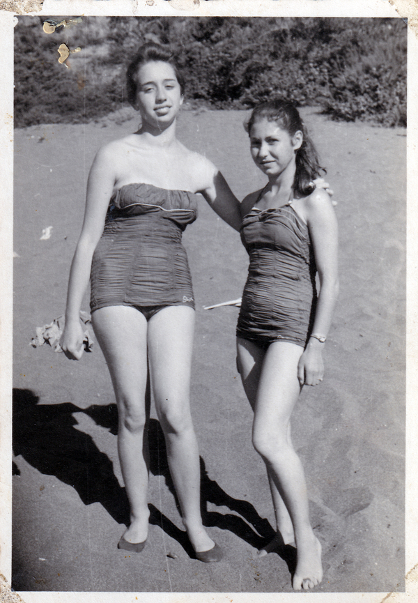 Amigas en la playa