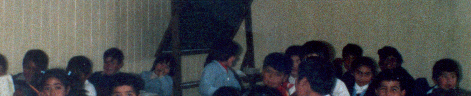 Sala de clases de la Escuela Rural Pitreño
