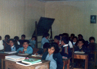 Sala de clases de la Escuela Rural Pitreño