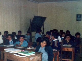 Sala de clases de la Escuela Rural Pitreño