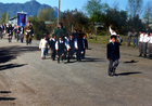 Desfile escolar en Riñinahue