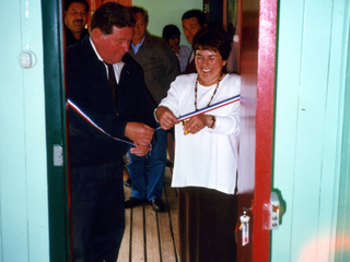 Inauguración dependencia en la escuela de Pitreño