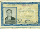 Cédula de Identidad de Luis Cereceda