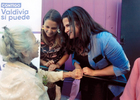 Con la ministra de la mujer y la alcaldesa