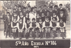 Fotografía de 5° año Escuela N° 186