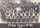 Fotografía de 5° año Escuela N° 186