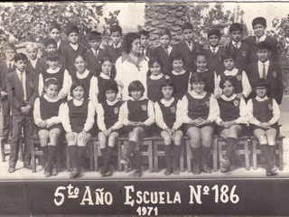 Fotografía de 5° año Escuela N° 186