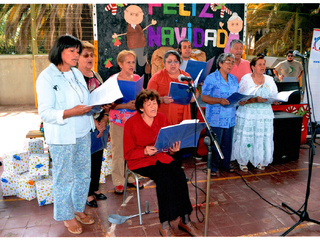 Coro adulto mayor Navidad 2017